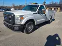 2013 Ford F-350 SD Utility Bed with Boom Arm Runs Great Watch Long VIDEO
