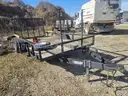 2016  6x14 CAROLINA Dual Axle Trailer with Rear Gate.