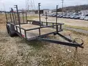 2016  7x16 TRAILER SPEC  Dual Axle Trailer with Rear Gate and Trimmer Racks