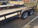 2013  7x16 Dual Axle Trailer with Rear Gate Brakes on Both Axles. / No Title