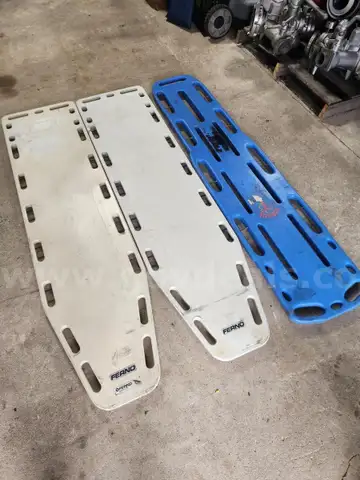 6 Backboards for EMS and other assorted equipment