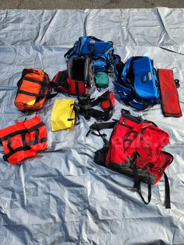 Lot of multiple EMS Bags