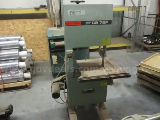 BANDSAW, HITACHI, CB 75F, LOT 8873, AR25064652-004