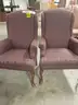 Chairs, Burgundy, Lobby, 2 each, Lot 0829, AR25061522-003