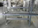TABLES, WORK, METAL, 6 FT, (2), LOT 6120, AR25064377-001