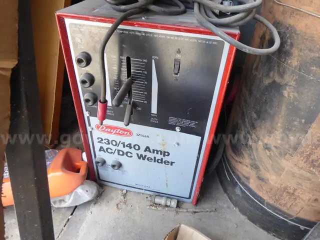 Dayton 3Z563A 230/140amp A/C-D/C welder