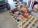 A pallet of small Stihl equipment (FOR PARTS)