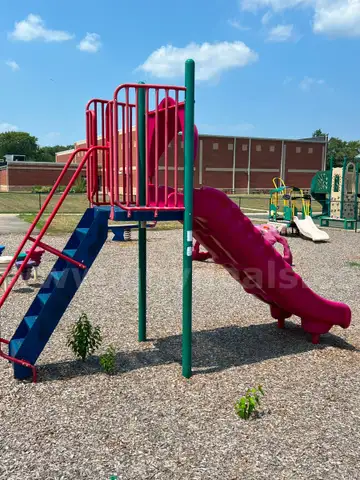 Playground equipment - Double stand alone slide