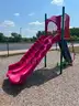 Playground equipment - Double stand alone slide