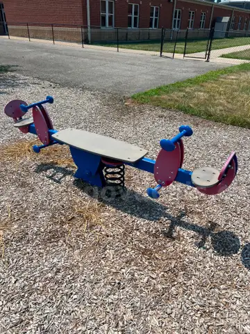 Playground equipment - seesaw