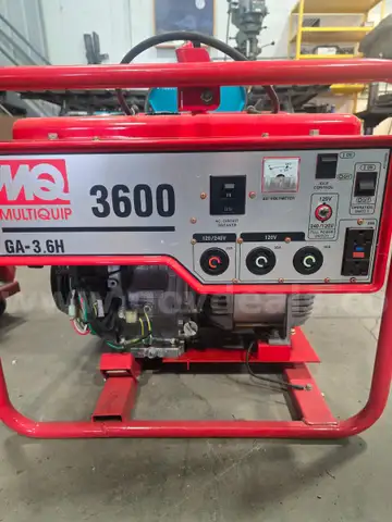 2005 multiquip 3.6h generator