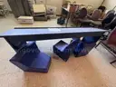Child&#x27;s table, bench, chairs