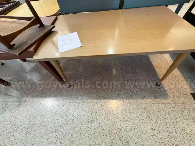 9 assorted tables