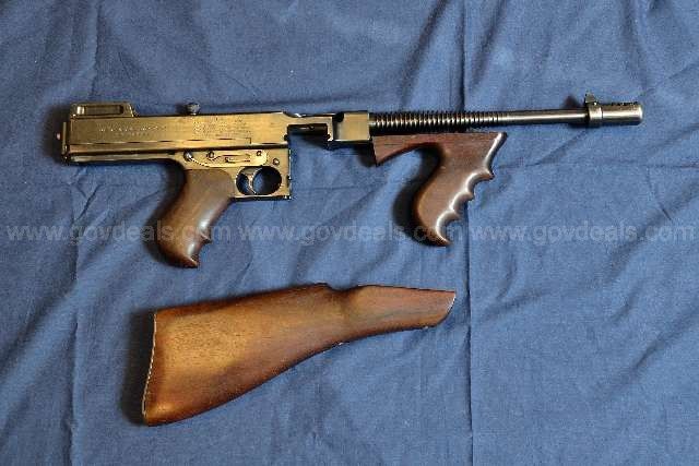 Thompson Machine Gun 1921 Overstamped 1928 | GovDeals