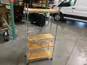 Wire Shelf on Caster Wheels