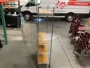 Wire Shelf on Caster Wheels