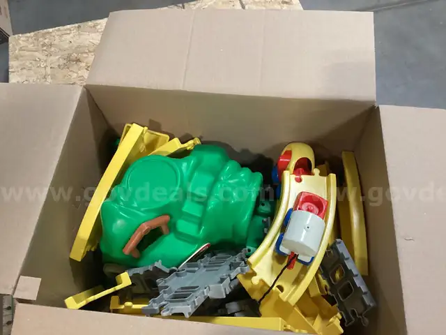 Plastic Car and Track Set
