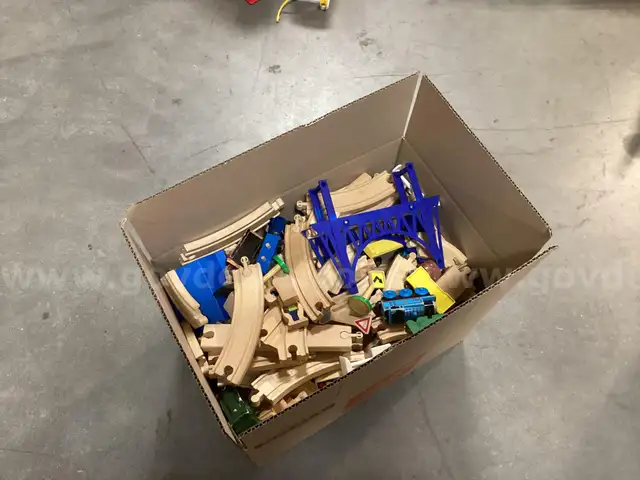 Toy Wood Train Set