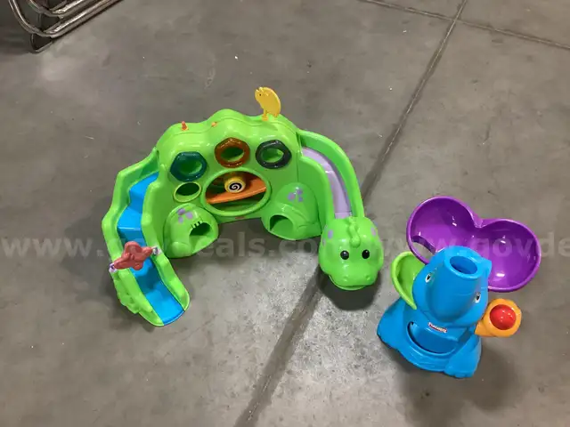 Toy Dragon Play Set and Elephant