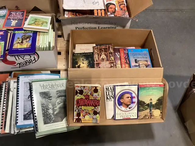 Library Books 6 boxes