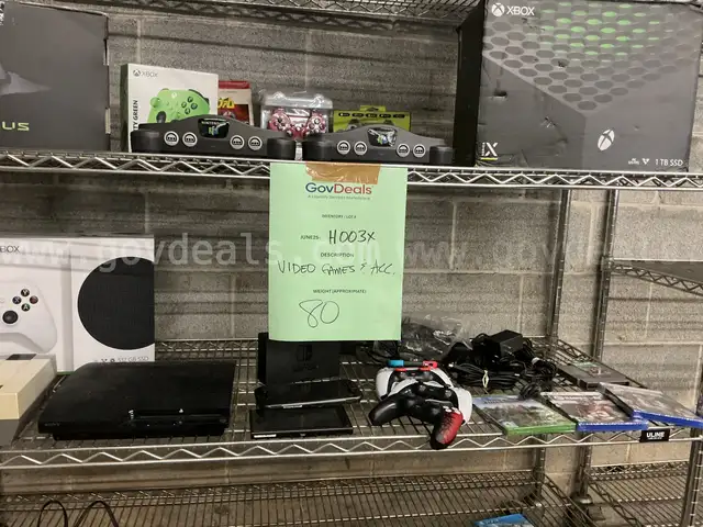 Electronics: &#x22;Video Games and Accessories&#x22; USED (JUN25-H003X)
