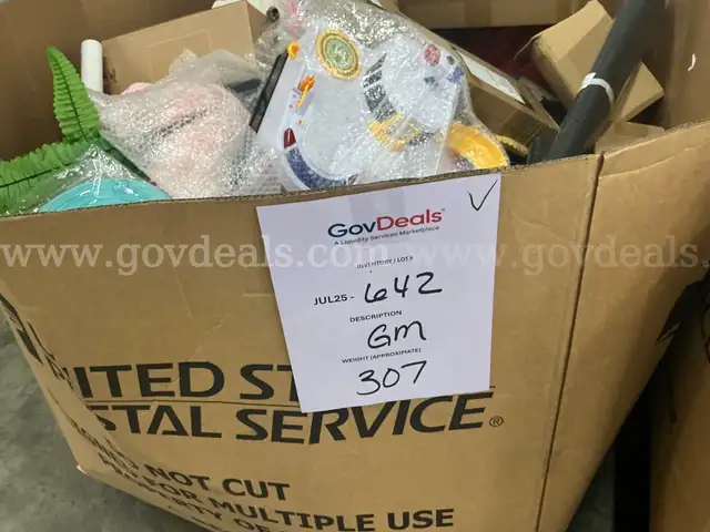 General Merchandise: (JUL25-0642)
