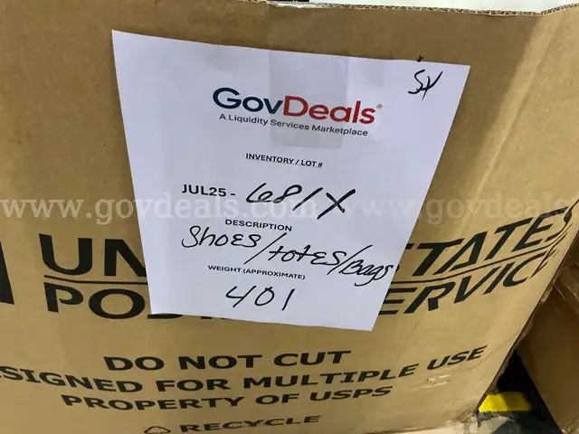 Apparel: Manually Sorted &#x22;Shoes, Handbags and Totes&#x22; (JUL25-681X)