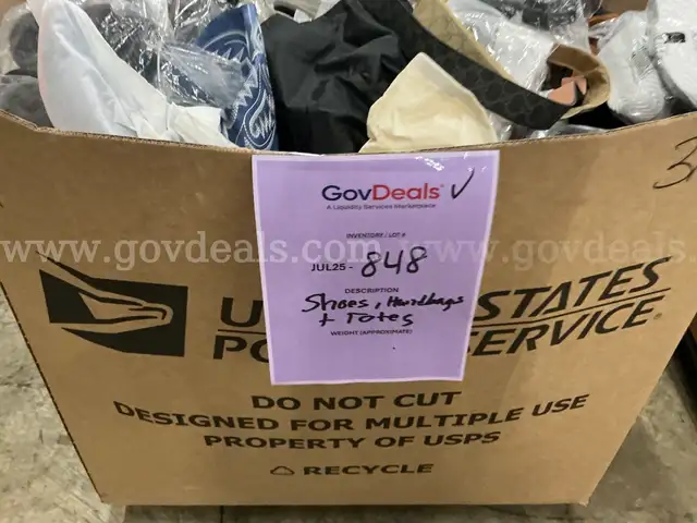Apparel: Manually Sorted &#x22;Shoes, Handbags and Totes&#x22; (JUL25-848X)