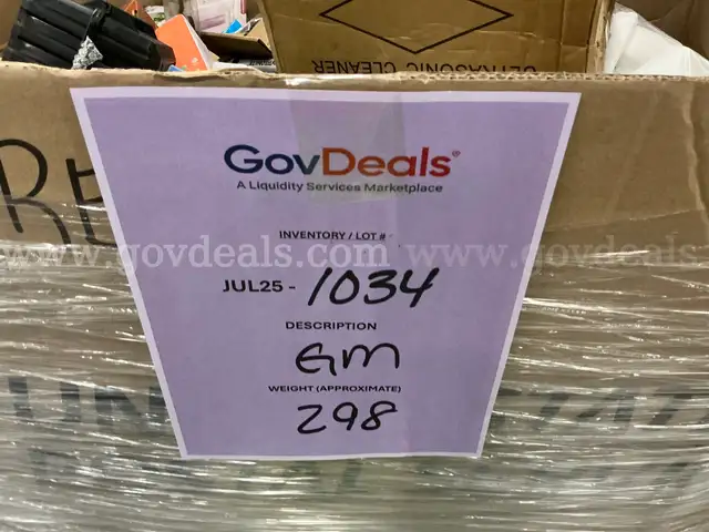 General Merchandise: (JUL25-1034)