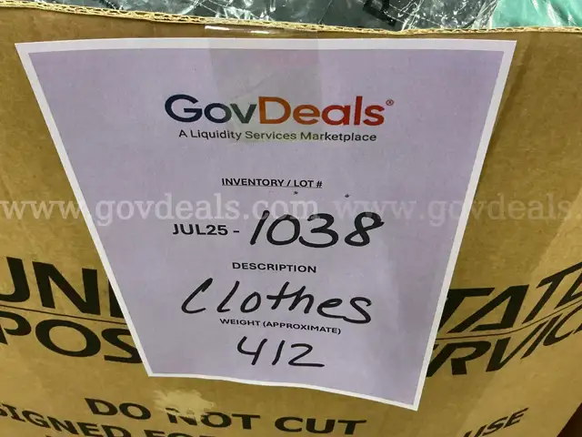 Apparel: &#x22;Clothes&#x22; (JUL25-1038)
