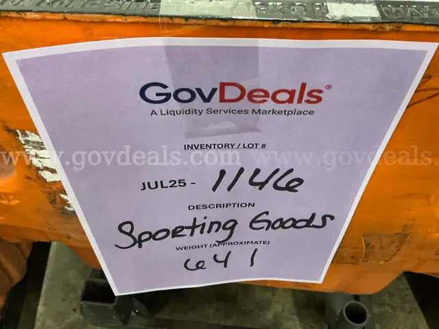 Sporting Goods: (JUL25-1146)