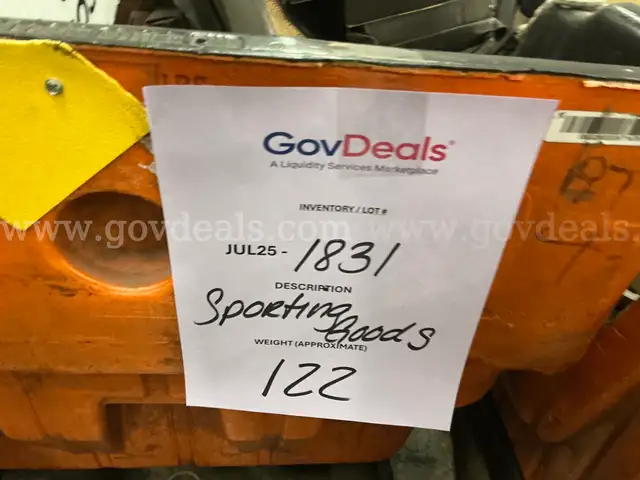Sporting Goods: (JUL25-1831)