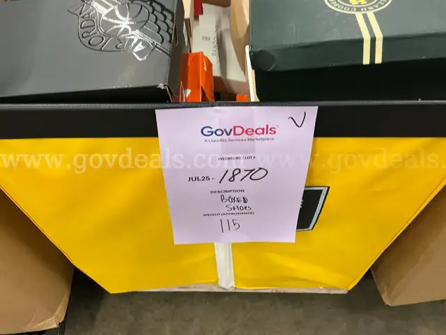 Apparel: &#x22;Boxed Shoes&#x22; (JUL25-1870X)