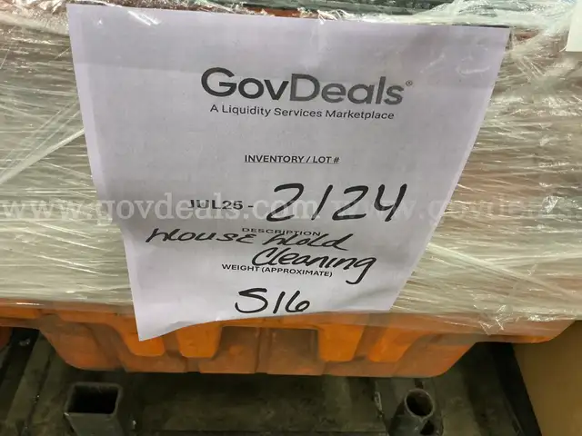 General Merchandise: &#x22;Household Cleaning Supplies&#x22; (JUL25-2124)