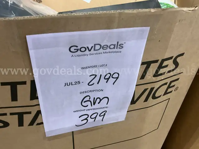 General Merchandise: (JUL25-2199)
