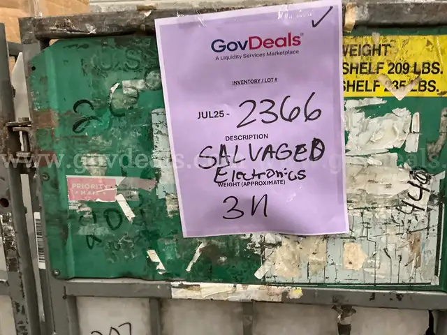 Electronics &#x22;Salvaged&#x22; (JUL25-2366)