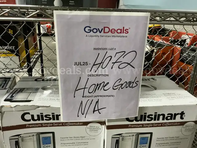 General Merchandise:  &#x22;Home Goods&#x22; (JUL25-H072)