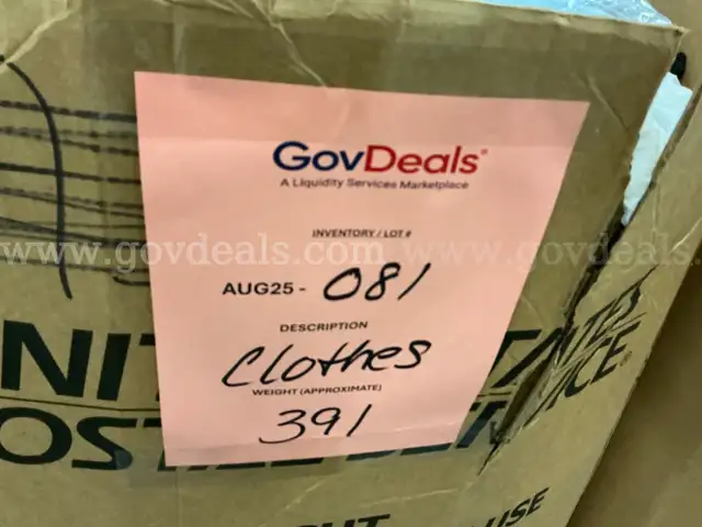 Apparel: &#x22;Clothes&#x22; (AUG25-0081)