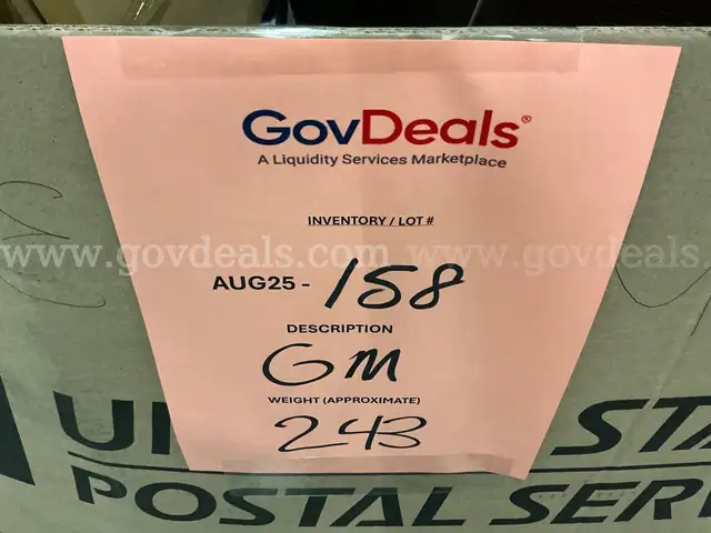 General Merchandise: (AUG25-0158)