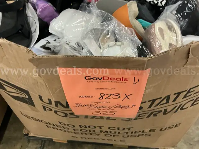 Apparel: Manually Sorted &#x22;Shoes, Handbags and Totes&#x22; (AUG25-0823X)