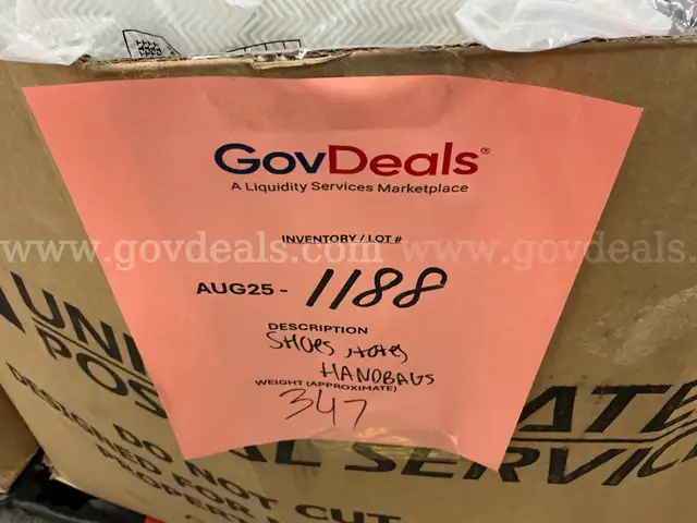 Apparel: Manually Sorted &#x22;Shoes, Handbags and Totes&#x22; (AUG25-1188X)