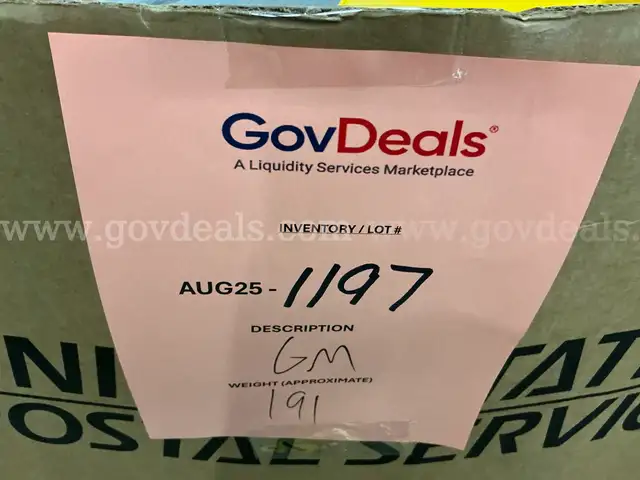 General Merchandise: (AUG25-1197)