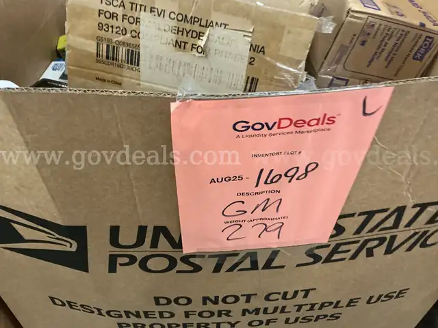General Merchandise: (AUG25-1698)