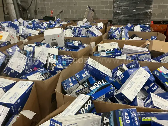 Salvaged: USED &#x22;Ink Cartridges &#x26; Toners&#x22; TOTAL 12 - (AUG25-BULK013)