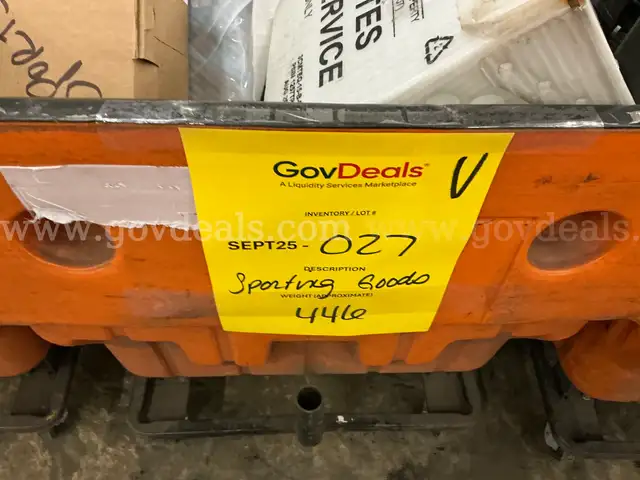 Sporting Goods: (SEP25-0027)