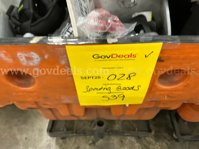 Sporting Goods: (SEP25-0028)