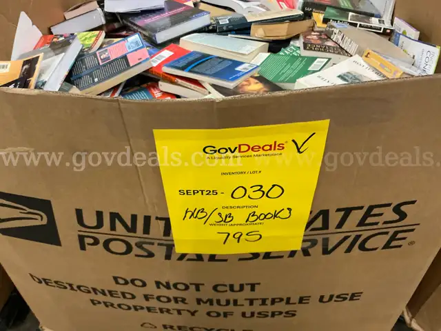 Books: Mixed &#x22;Hard and Soft Back&#x22; (SEP25-0030)
