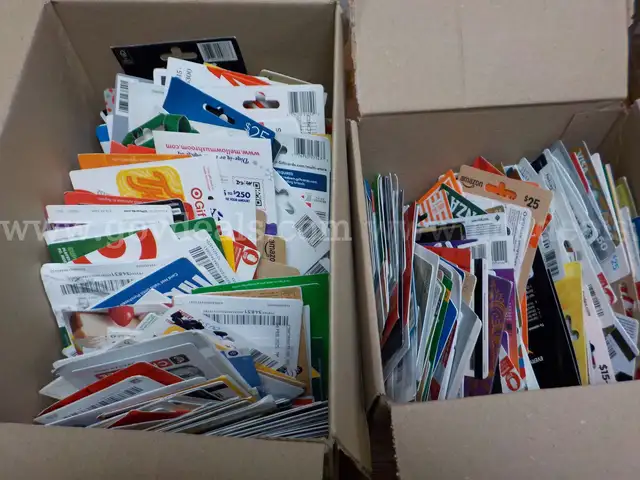 *General Merchandise &#x22;Gift Cards&#x22; - Approx. &#x22;790&#x22; - (SEPT25-G0002)
