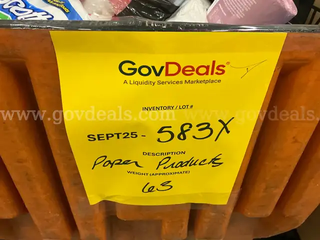 General Merchandise: &#x22;Household/Paper Products&#x22; (SEP25-0583X)