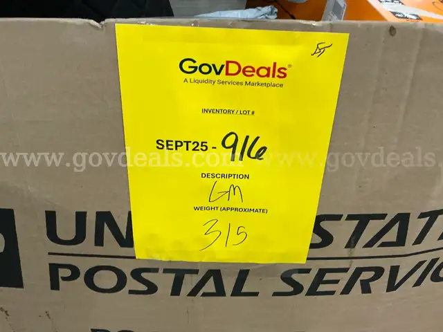 General Merchandise: (SEP25-0916)